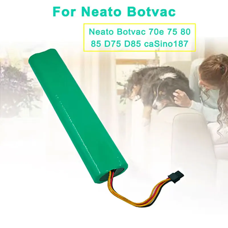 

New 12V 8000mAh Battery For Neato Botvac 70e 75 D75 80 85 D85 Vacuum Cleaners Rechargeable Batteries 12V Ni-MH Battery 6000mAh