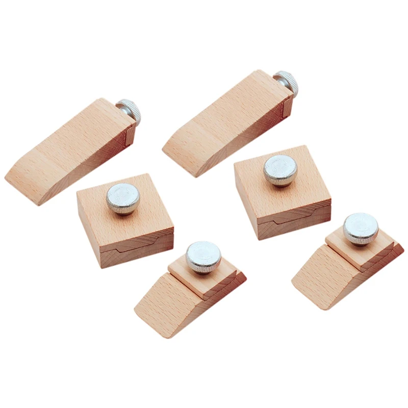 6Pcs Manual Sandpaper Grinding Block Leather Edging Tool Polishing Paper Rack Sewing Accessories DIY Hand Tools