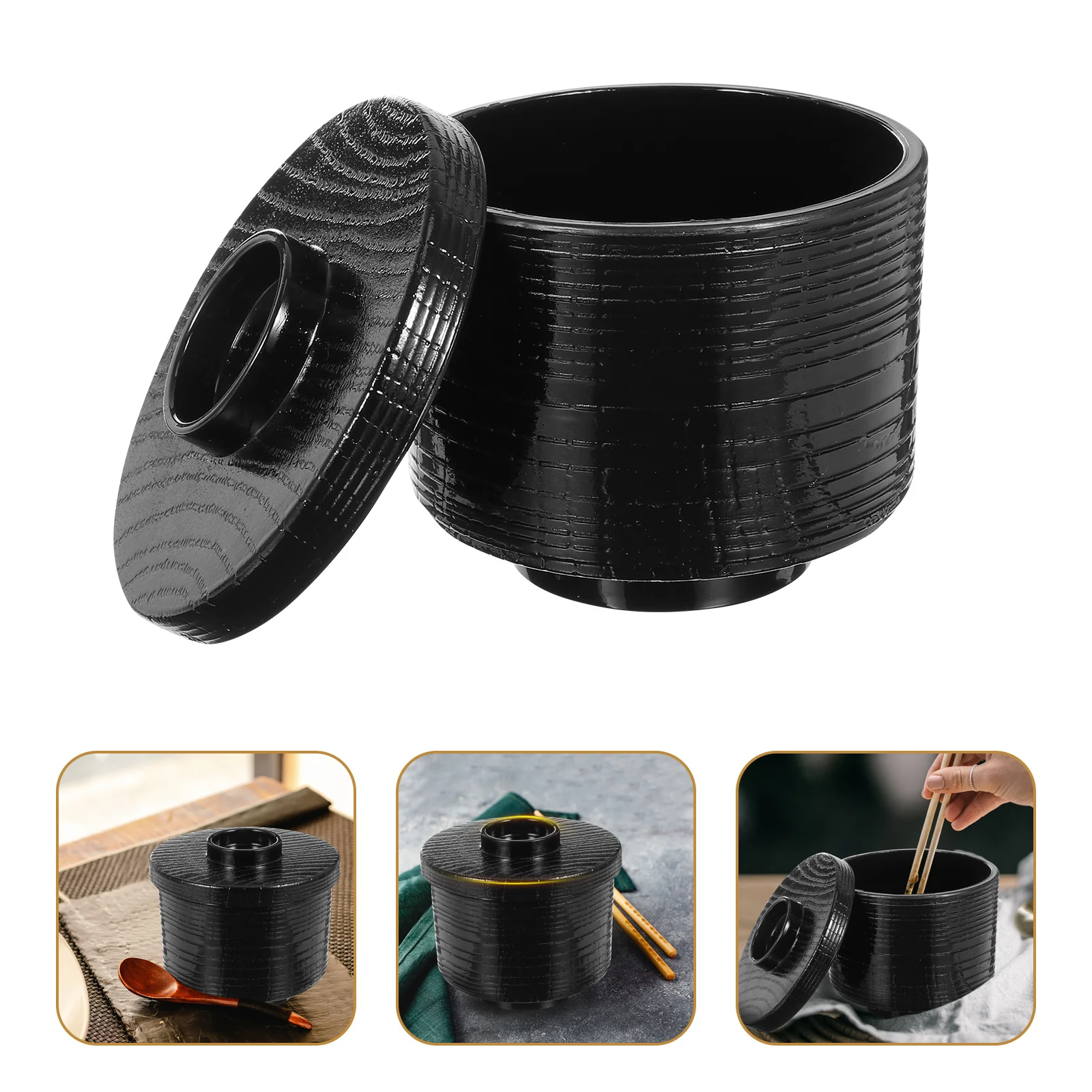 

1Pcs Miso Soup Bowl Japanese Style Perfect Size for Noodles Salad Snacks Kitchen Tableware Practical Restaurant Soup Bowl