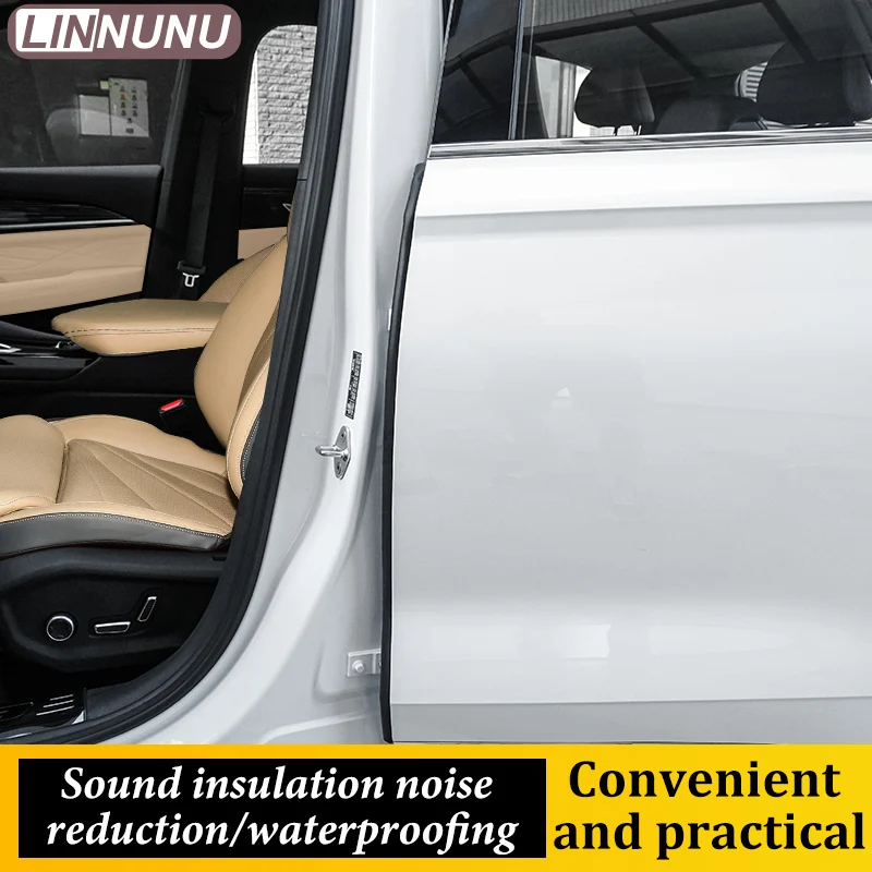 LINNUNU Boyue L Car Door Anti-collision Strip Seal Strip AntiRubbing Scratching Edge SealingFit for Geely Monjaro Atlas Starray