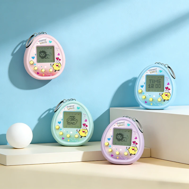 

Портативная интерактивная виртуальная игрушка для домашних животных - брелок для тамагочи | Ностальгическое цифровое животное для детей и подарков