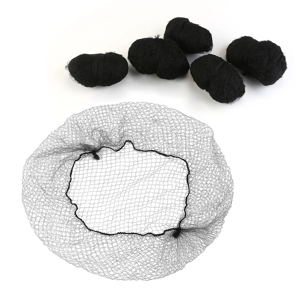 

Invisible Hairnet Cotton Fibers Mesh Hairpin Elastic Short Nets Tensile Strength