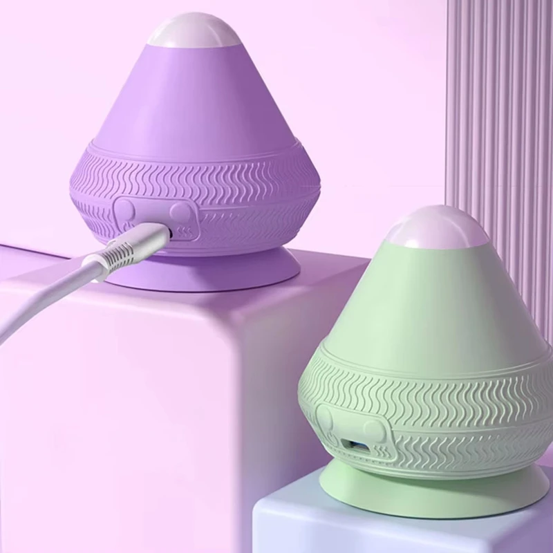 

USB Rechargeable Silicone Massage Ball - Vibrating Fitness Massager For Muscle, Waist, Back Relaxation & Pain Relief