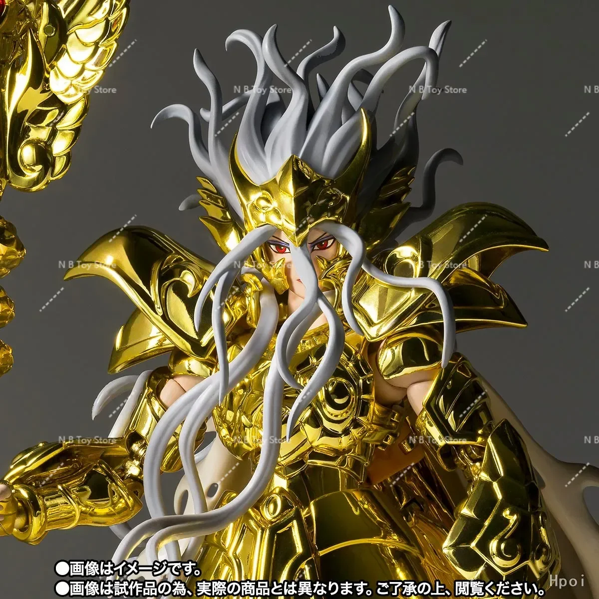 100% Original Bandai Saint Seiya Last Dimension Ophiuchus Odysseus โทรศัพท์มือถืออะนิเมะคอลเลกชัน Action Figures ของเล่น