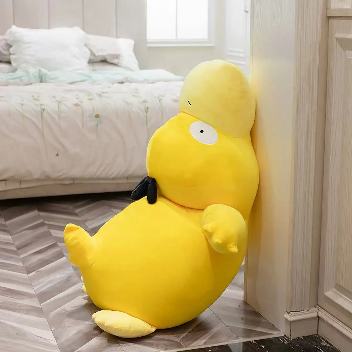 Big Size Pokemon Plush Toy Psyduck Peluche Charmander Squirtle Psyduck Yellow Duck Stuffed Animal Gengar Cuddly Plushies Doll