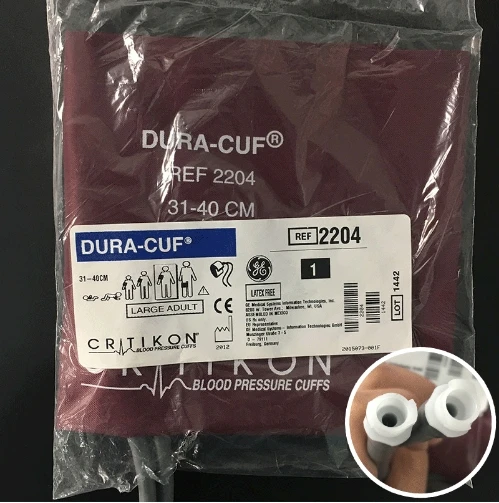 GE Critikon DURA-CUF BP-2204 (2204) Large Adult, BP Cuff New Original