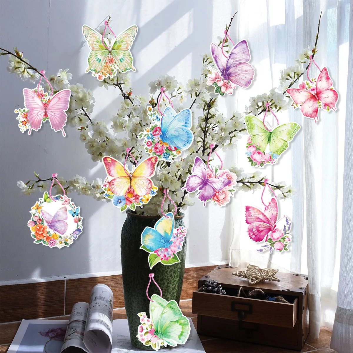 

Butterfly Pendant Butterfly Theme Paper Pendant Birthday Party Decoration Kids Wedding PartySupplies Baby Shower Gifts Decor