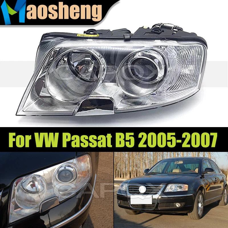 

Передняя фара для Volkswagen Passat B5 2005 2006 2007, передний бампер, головной свет