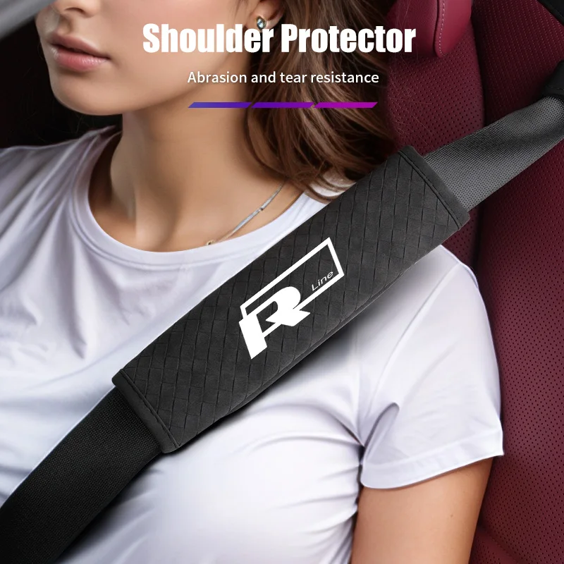 

Car Shoulder Pad Cover Seat Belt Buckle Protector Case Accessories For Volkswagen VW Scirocco Jetta Beetle Golf Passat Polo