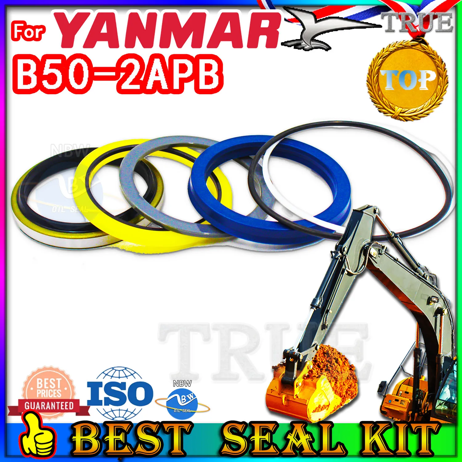 For Yanmar B50-2APB Oil Seal Repair Kit Boom Arm Bucket Excavator Hydraulic Cylinder B50 2APB High Suppliers Manufacturers Fix