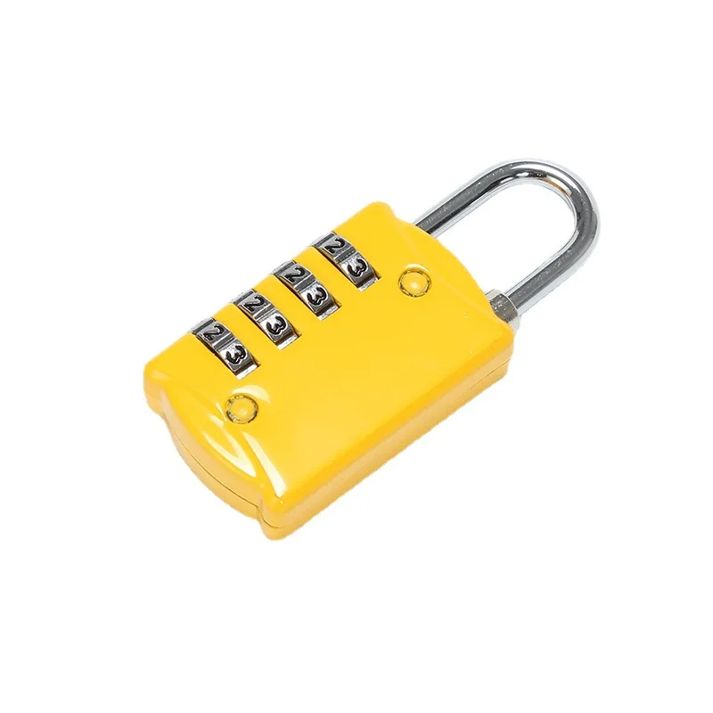 4-Digit Padlock กระเป๋าเดินทางรหัสผ่านกุญแจอเนกประสงค์สร้างสรรค์รหัสผ่านตู้โลหะผสมสังกะสีล็อคขายส่ง