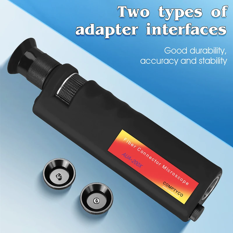 AUA-200X/400X/200XD Handheld Fiber Optical Inspection Microscope LED Illumination Anti Slip Rubber