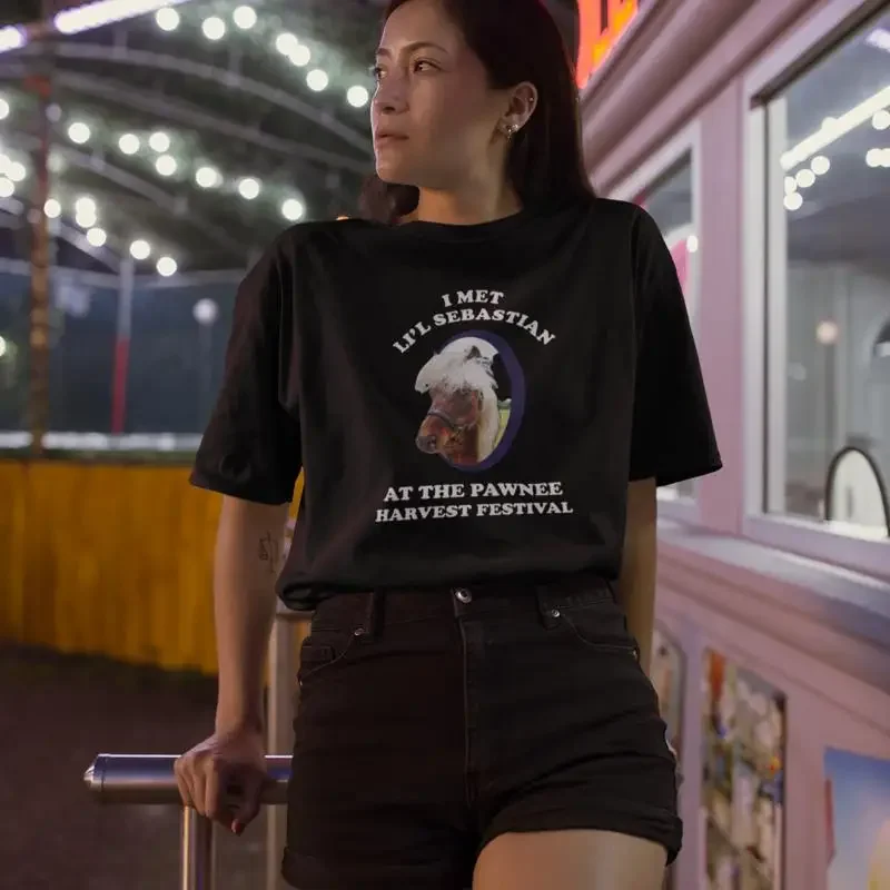 Parks and Recreation I met lil sebastian at the Pawnee Harvest Festival T shirt