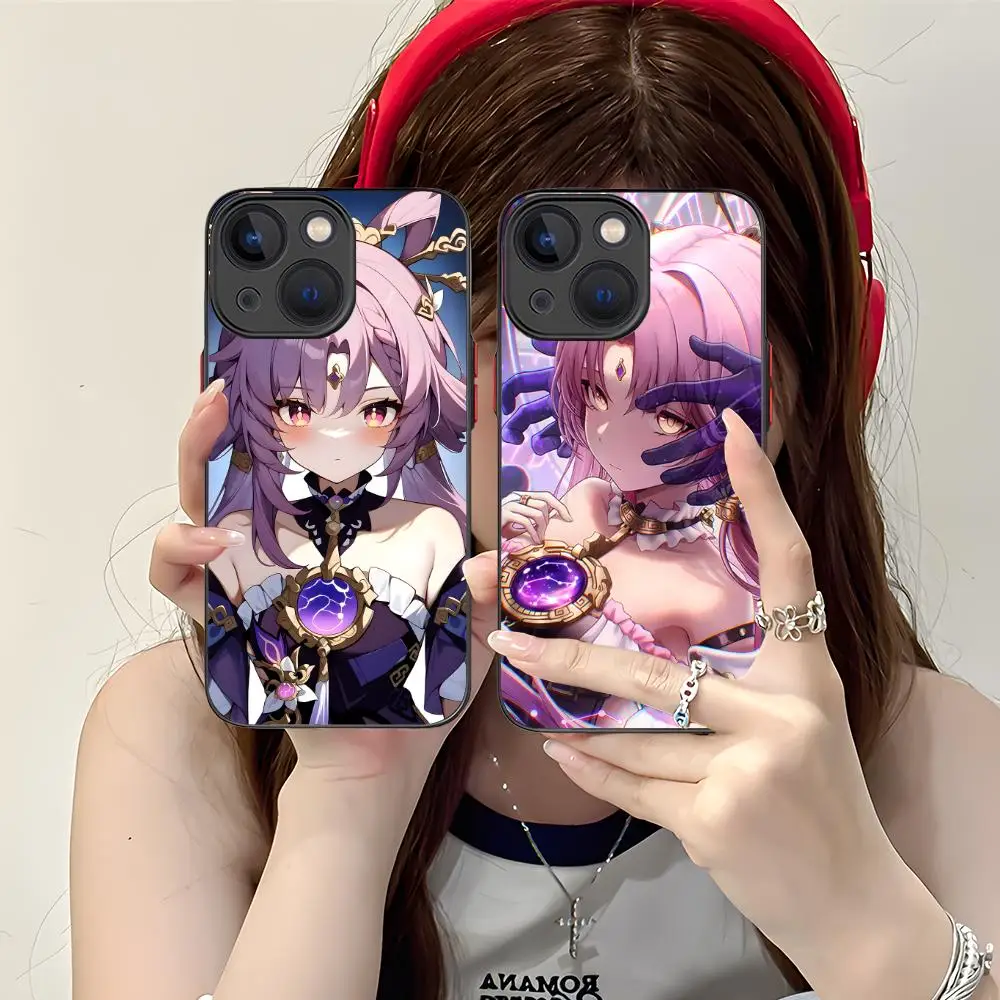 

Чехол для телефона Honkai Star Rail Fu Xuan для iPhone 17, 16, 15, 14, 13, 12, 11 X XR XS 8 7 Air Pro Max Plus Mini, красочный силиконовый чехол
