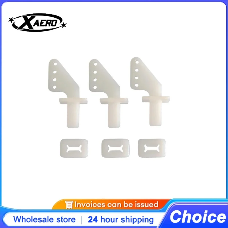 

Xaero 10PCS Zip Horns Nylon 4-Hole Control Horns for Airplane Helicopter Foam Model DIY Repair Replacement Accessories Parts