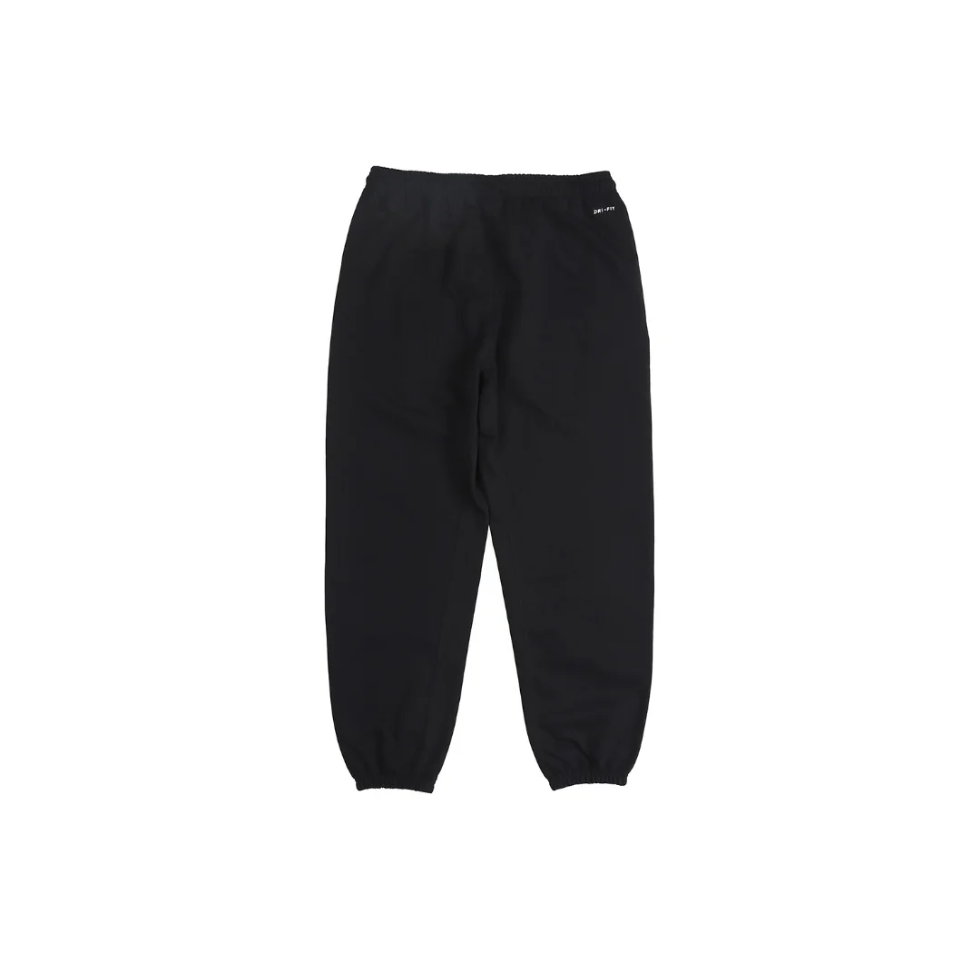 Nike Logo Solid Color Men's Casual Sweatpants  Black