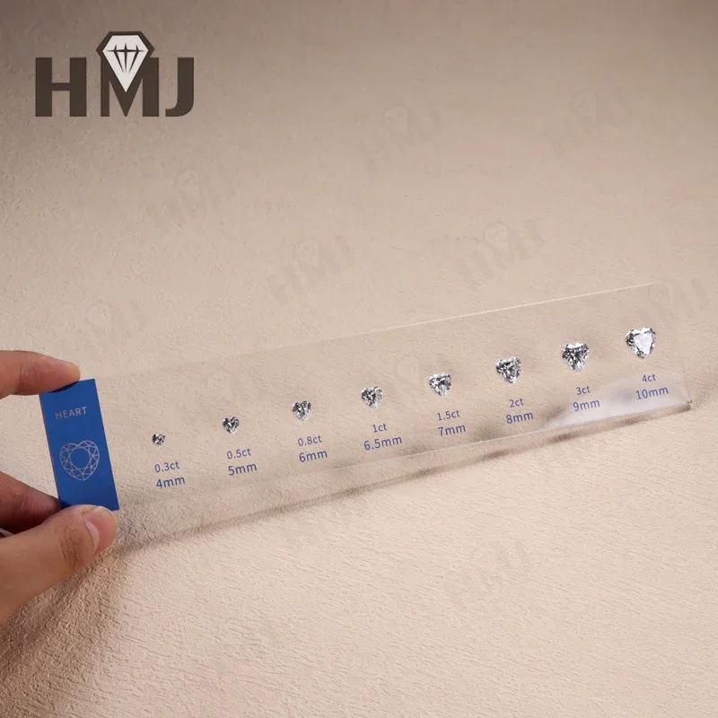 Jewelry Setting Gemstones Size Diamond Carat Ring Sizer Tester Guideline Tools Comparison Jewerly Dealer Tools Set Top Quality