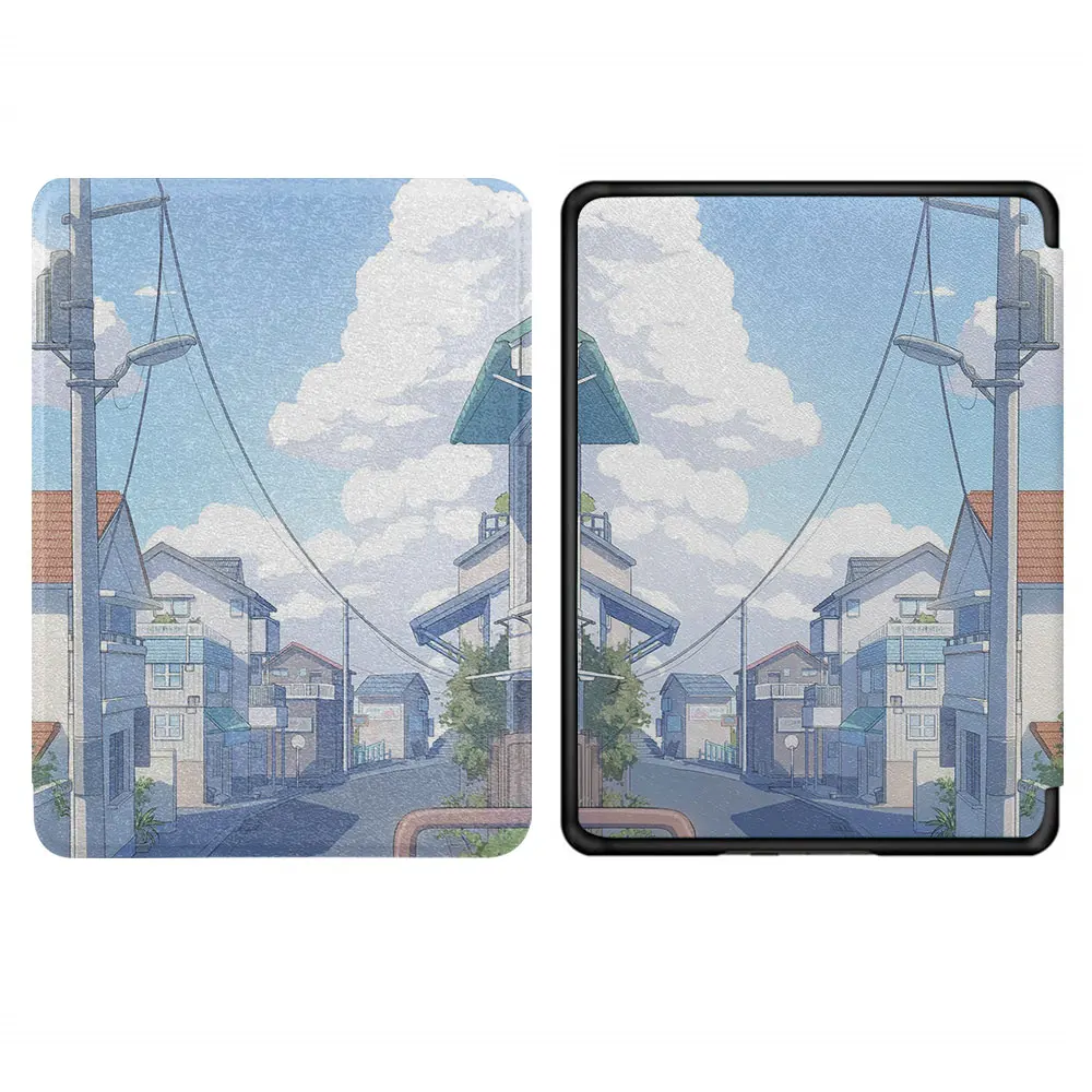 kindle case exquisite house patterns paperwhite4th Silicone soft shell  funda 2021 11th  8th generation