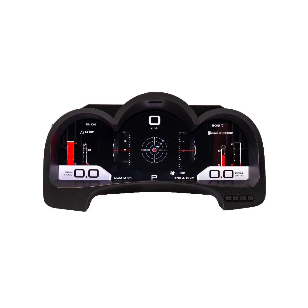 New Design Digital Cluster For Toyota Fortuner/ Hilux Vigo 2005-2015 Car LCD Dashboard Auto Speedometer Linux System