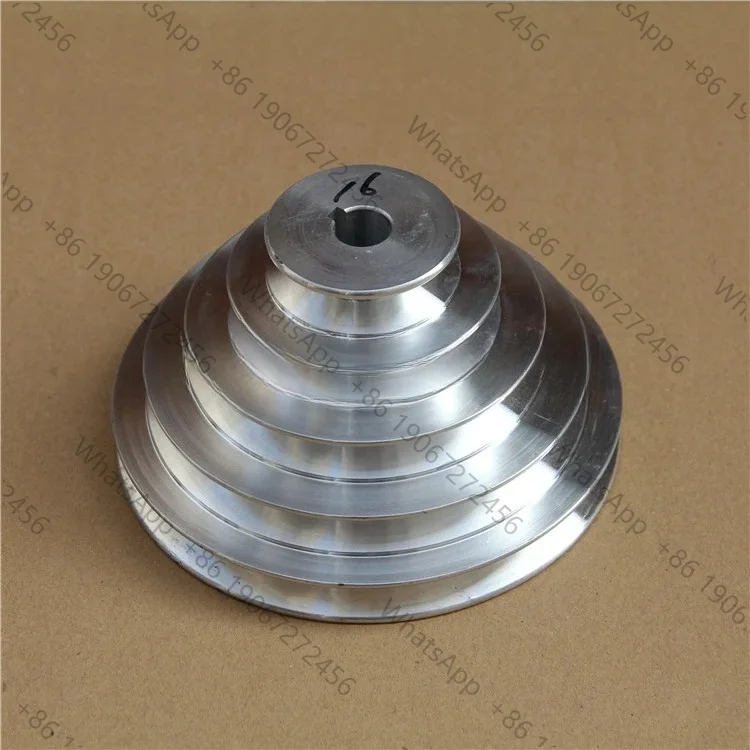 Bench Drill 54mm to 150mm Outer Dia 14 16 18 19 20 22 24 25 28mm Bore Aluminum A Type 5 Step Pagoda Pulley Wheel for V-Belt
