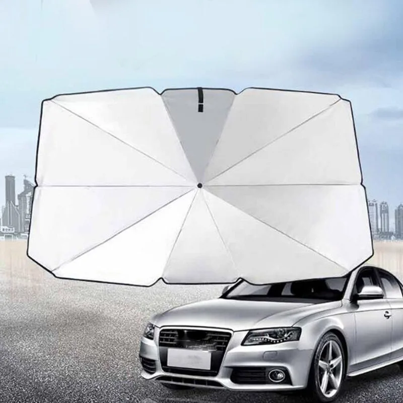 Car Sunshade Umbrella Car Sun Shade Protector Parasol Summer Sun Interior Windshield Protection Accessories For Auto Shading