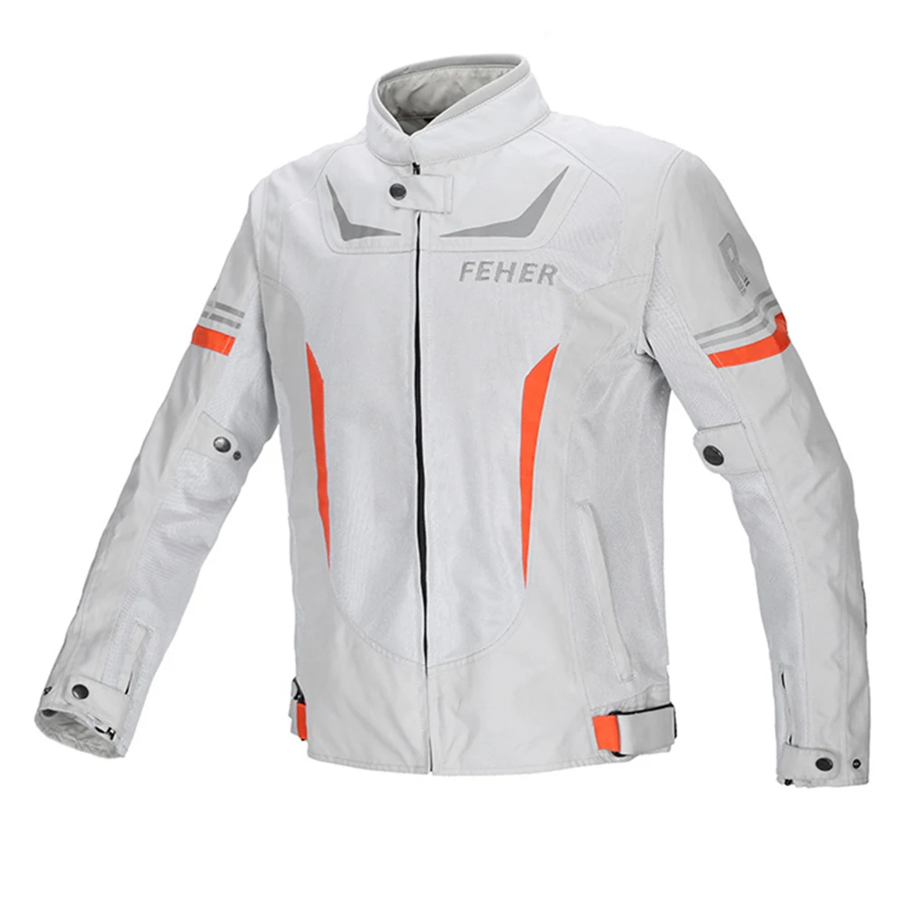 سترة دراجة نارية عاكسة للرجال ، سترة موتوكروس ، شبكة ، مقاومة للرياح ، تنفس ، ركوب ، صيف ، جديد