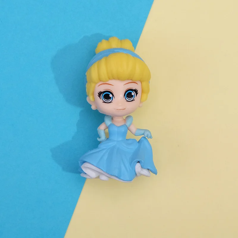 Disney Princess Anime śnieżnobiała Ariel Cinderella roszpunka Belle figurka/ozdoba wisiorek do torby zabawka dla dzieci