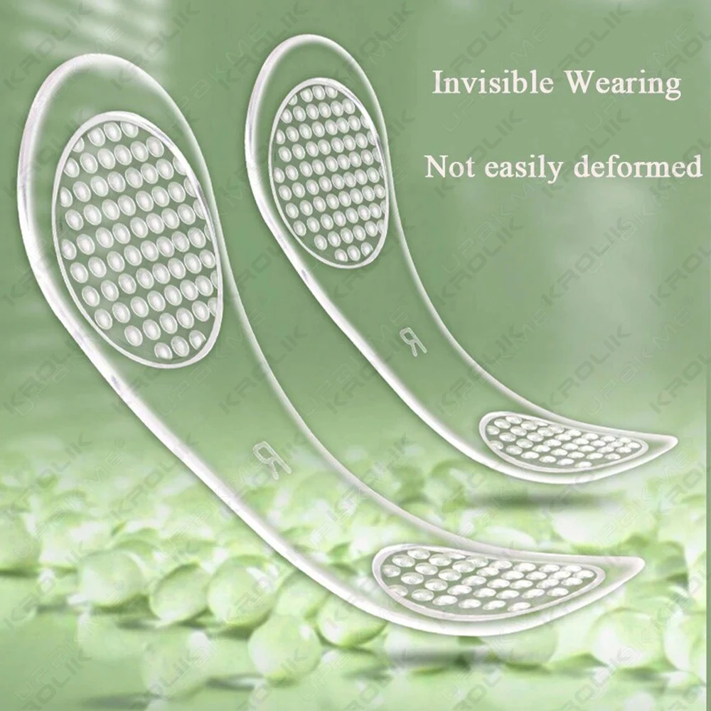 سبع نقاط نعل كعب حماة النساء وسادة سيليكون منتجات العناية بالقدم عدم الانزلاق وسادة حذاء عالية الكعب نعل حجم قابل للتعديل