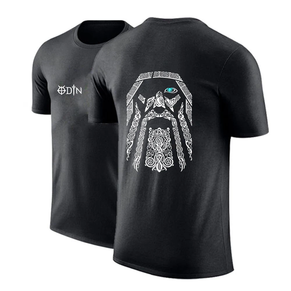 2024 Vikings Odin Warrior Legend New Summer Men Quick Dry Ordinary Thin Short Sleeve Sport Fitness Running Breathable Sportswear