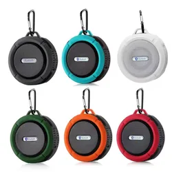 C6 Portable Wireless Bluetooth Speaker Waterproof Suction Cup Outdoor Sport Sound Box Mini Subwoofer Audio TF Mobile Loudspeaker