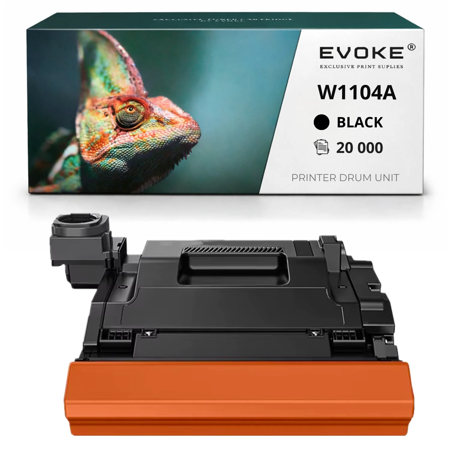 Evoke Compatibele Trommel voor Hp D104A W1104A Zwart 20000 Pagina's 1000A/1000W/1200A/1200W
