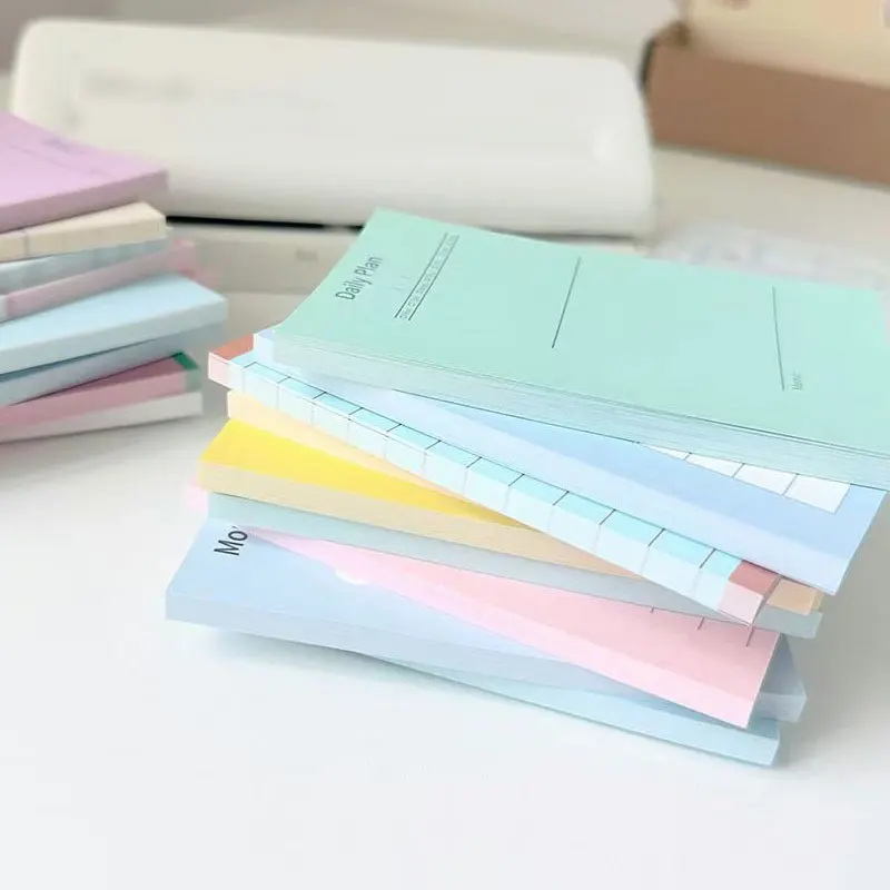 

90Sheets A8 M5 Loose Leaf Refill Paper Inside Paper Refill Paper Candy Color Inner Pages Separator Blank Connell Stationery