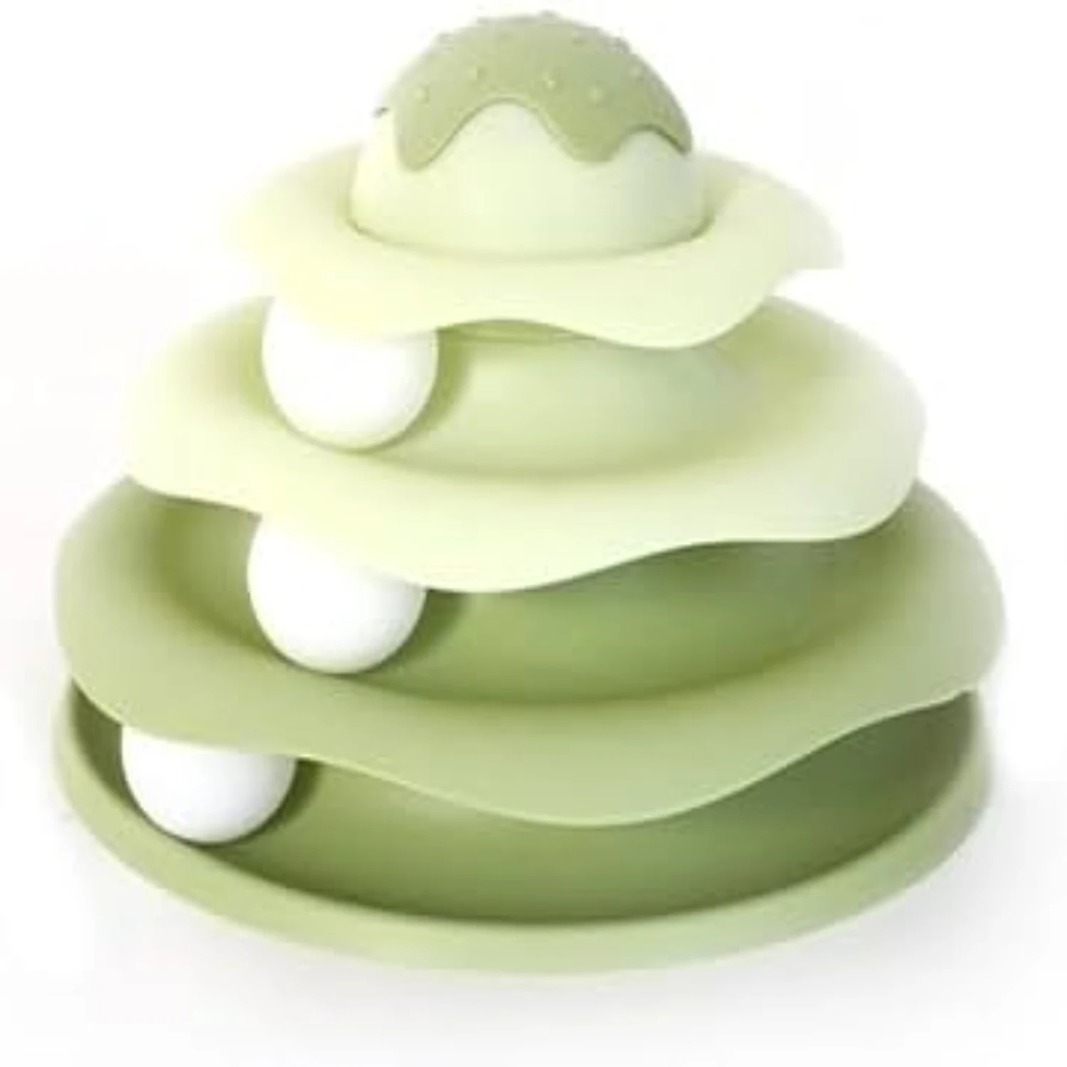 

3-Tier Cat Track Toy, Ice-Cream Track Pet Toy