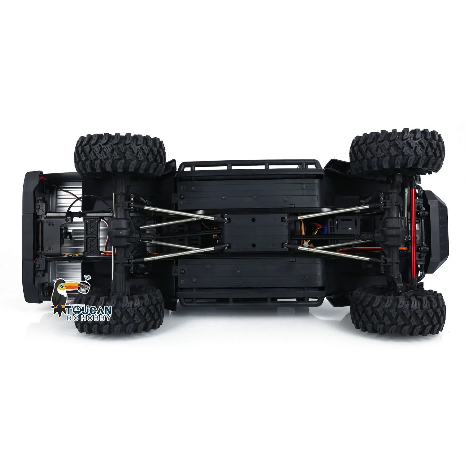 CROSSRC 1/8 EMO X4 4WD RC Off Road Rock Crawler รีโมทคอนโทรลรถ 2 ความเร็วแปรงมอเตอร์ ESC Differential Lock
