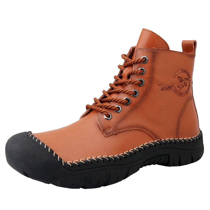 

Size 48 Mens Shoes Platform Boots for Men High-Top Booties Outdoor Men Shoes Designer Trendy Luxury Handmade Men Casual Shoes