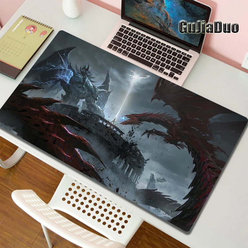 Slifer-alfombrilla de ratón de Anime Sky Dragon para Gamer, alfombrilla antideslizante para juegos de ordenador portátil, accesorios para Pc