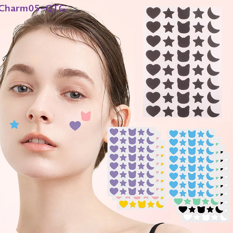 

Новинка, 280 шт., невидимые пластыри от прыщей, гидроколлоидные пластыри против прыщей, пятна, следы, консилер, ремонтная наклейка, водостойкая