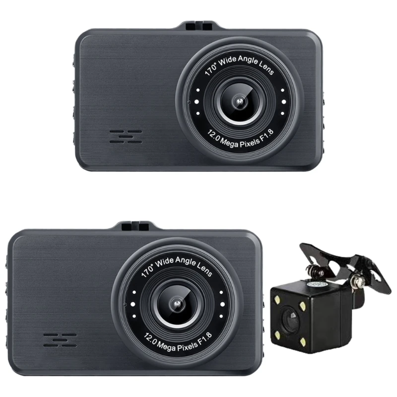 300W 3Inch Dashcam 16:9 360x640 720P Driving Recorder Support Motion Detection