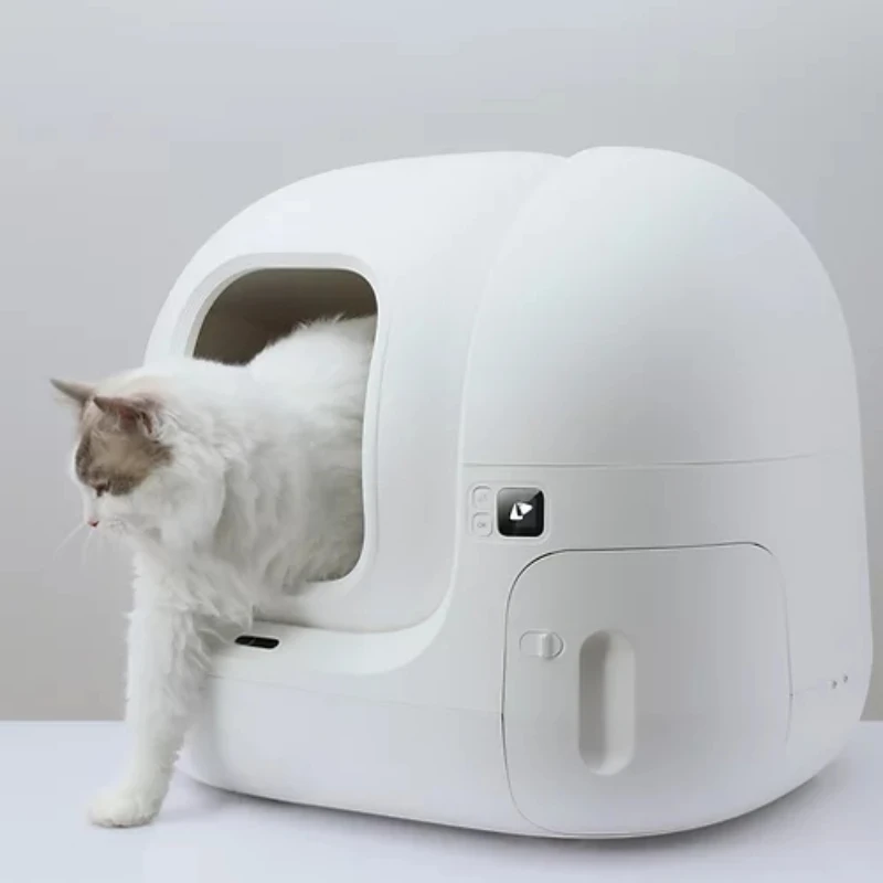 

Pet Products Automatic Self Cleaning Litter Box For Cats Accessories Intelligent Plastic Cat Toilet PETKIT Cat Litter Box