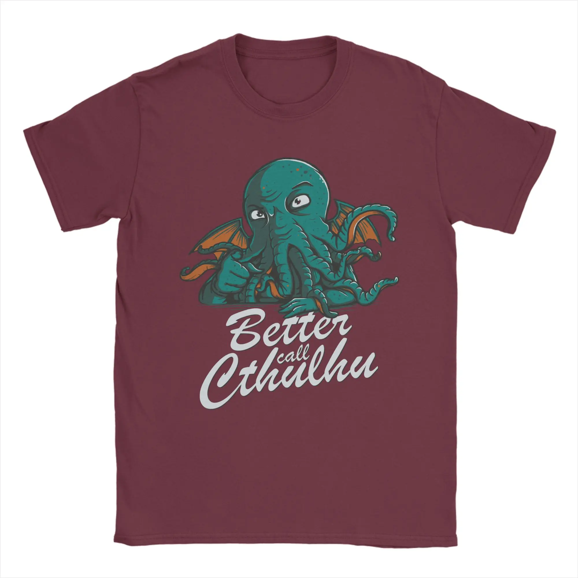 

Мужская футболка Better Call Cthulhu, забавная футболка из 100% хлопка, футболка с короткими рукавами Breaking Bad Saul, одежда с круглым вырезом и графикой
