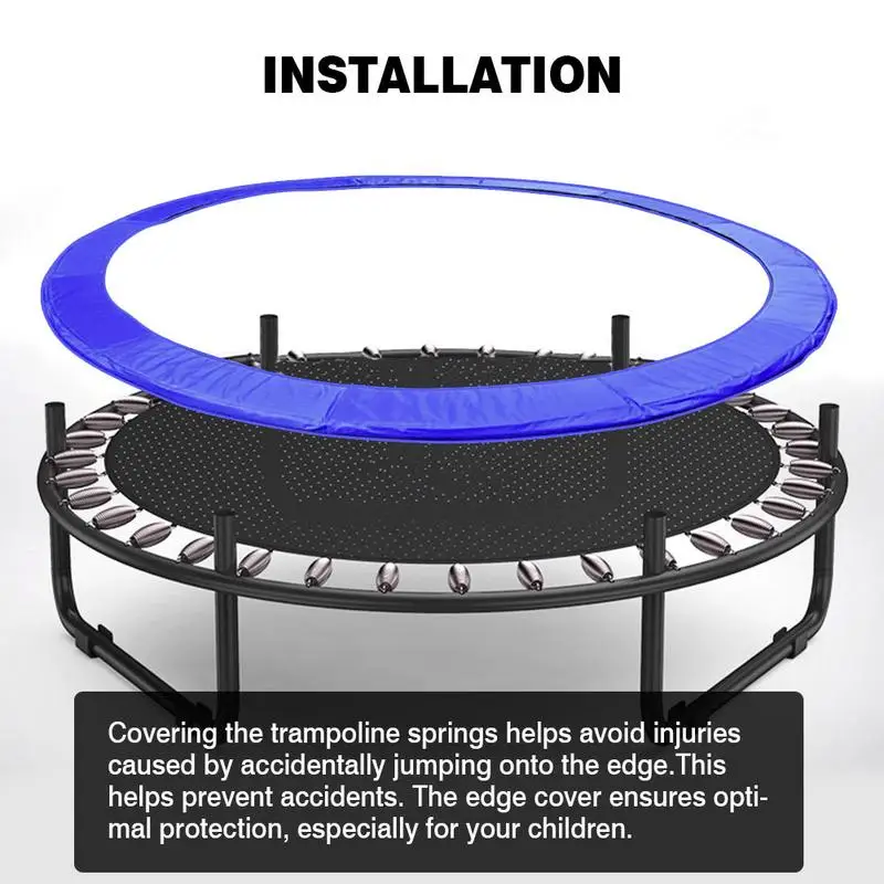 36/38/45/50/54/60 Inch Trampoline Replacement Spring Cover Trampoline Pad Protection Cover Home Sport Accessories for children