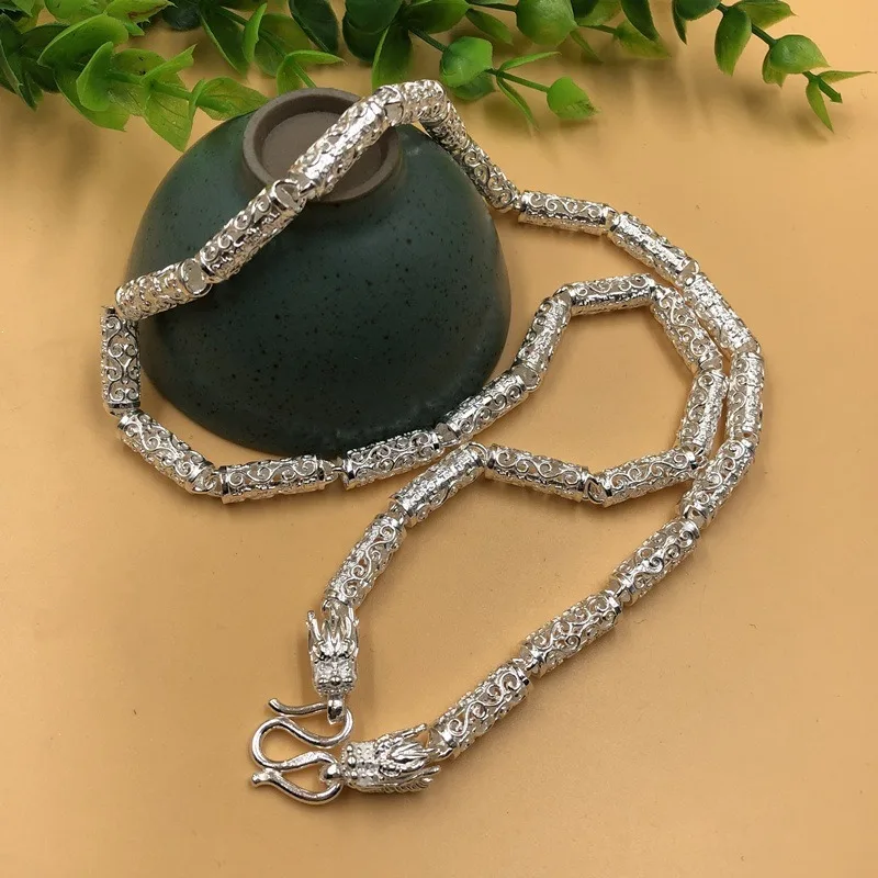 Stylish Bold Dragon‑Head Chunky Chain Necklace, Personality‑Focused Neck Accessory for Trendy Guys