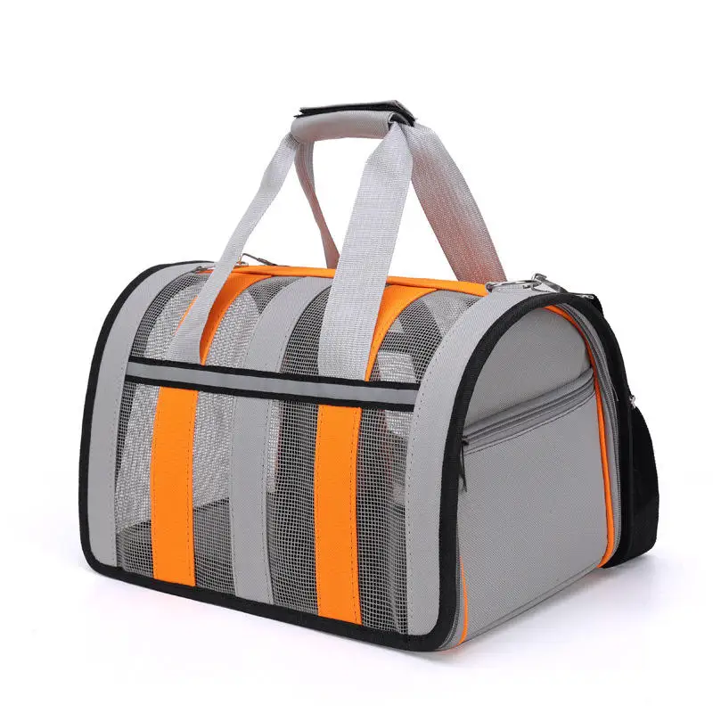 

Portable Pet Carrier Travel Bag Transparent Design Foldable Pet Transport Cage Breathable Dog Cat Carrying Houses