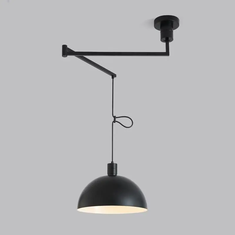 Industrielle Retro-Kunst Kreative Verstellbare Metall-Langarm-LED-Pendelleuchte Lüster-Lampe für Wohnzimmer Heimdekoration Kronleuchter