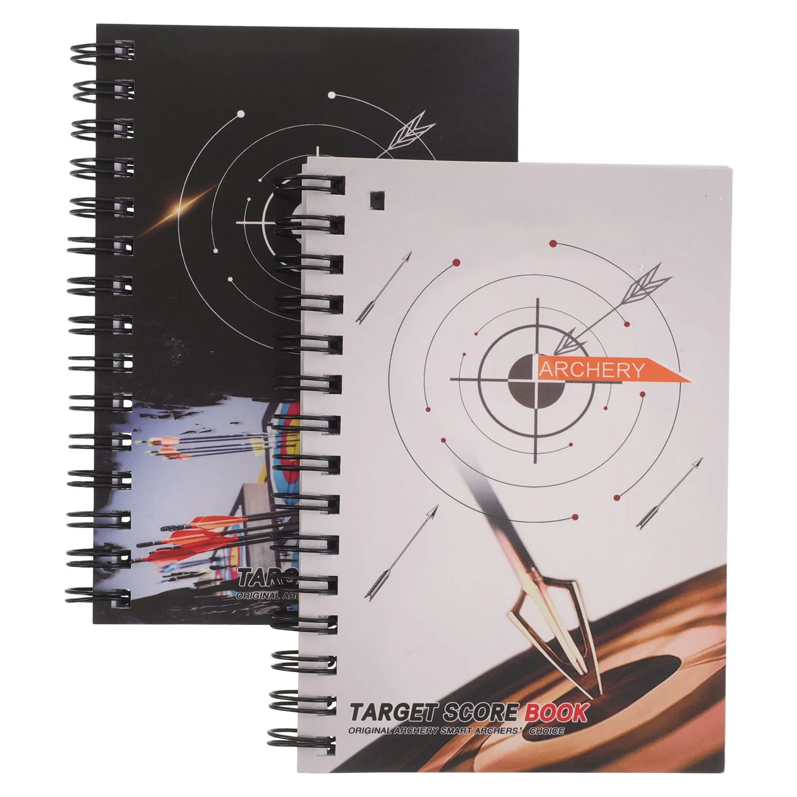 2Pcs Archery Score Book Precision Score Tracking Notebook with Clear Contrast Design for Archery Coaches Judges Teams Portable