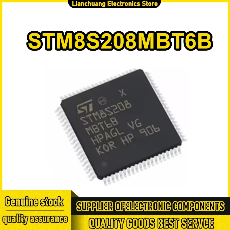 5PCS STM8S208MBT6B …