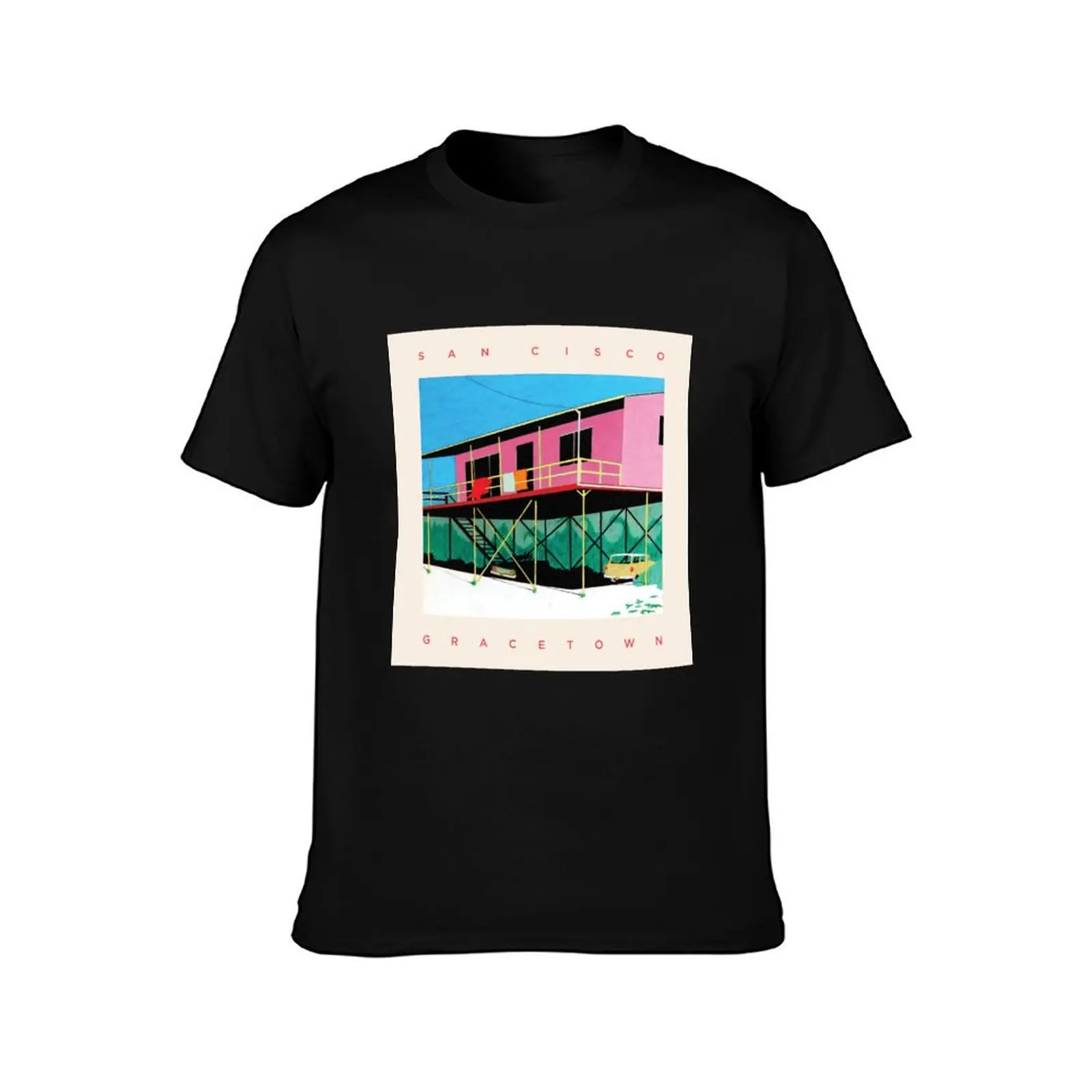 San Cisco New Album Cover Gracetown T-Shirt quick drying vintage clothes luxury clothes men