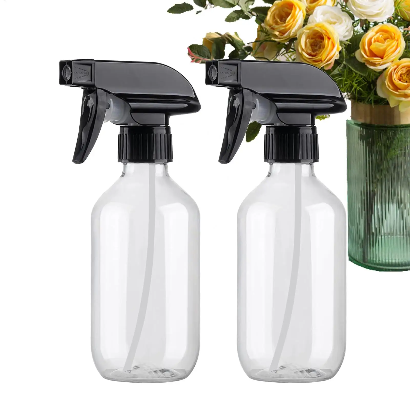 Empty Plastic Spray Bottles  300/500ml Large Capacity Spray Bottle Sprayer  Adjustable Household Sprayer Water Mister Cleaning