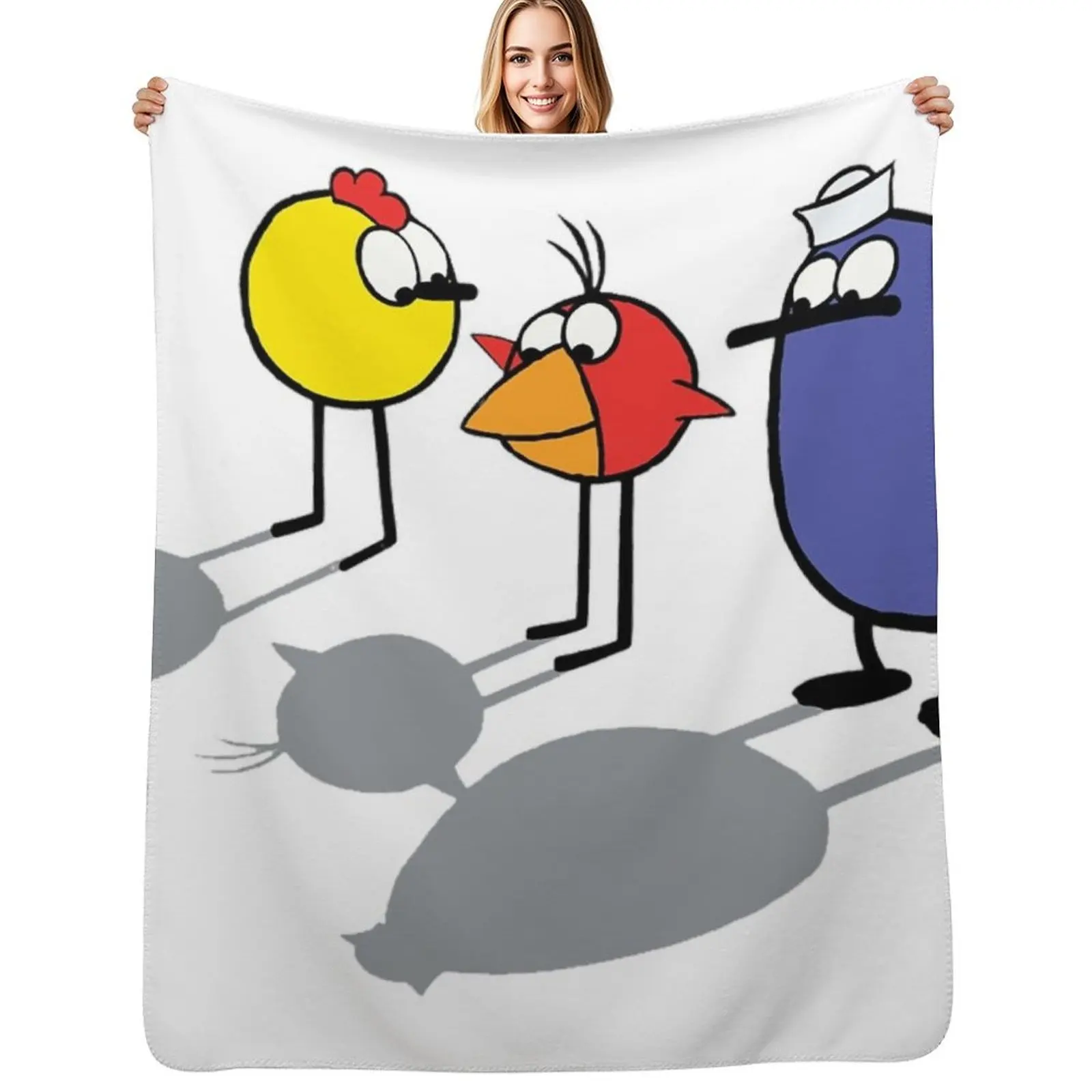 

Peep and the Big Wide World Throw Blanket Luxurious Soft Fuzzy Blanket for Sofa Bed