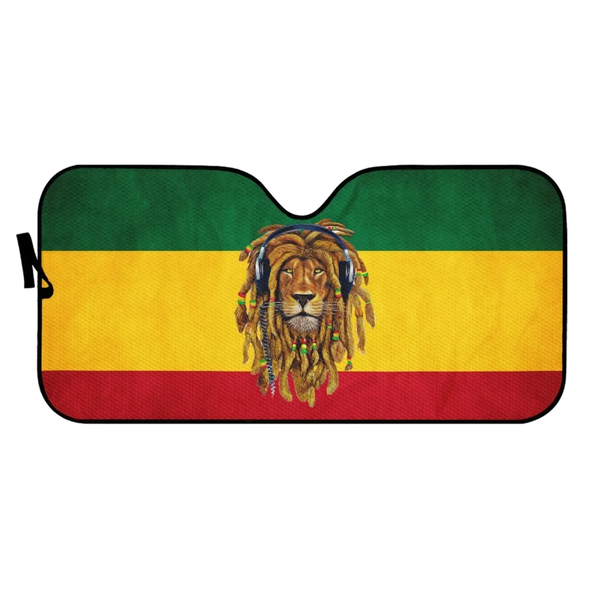 Reggae Rastafarian Rasta Rastafari Lion Of Judah Print Car Sun Shade Windshield Cover Universal Car Shade Screen Protector 2023